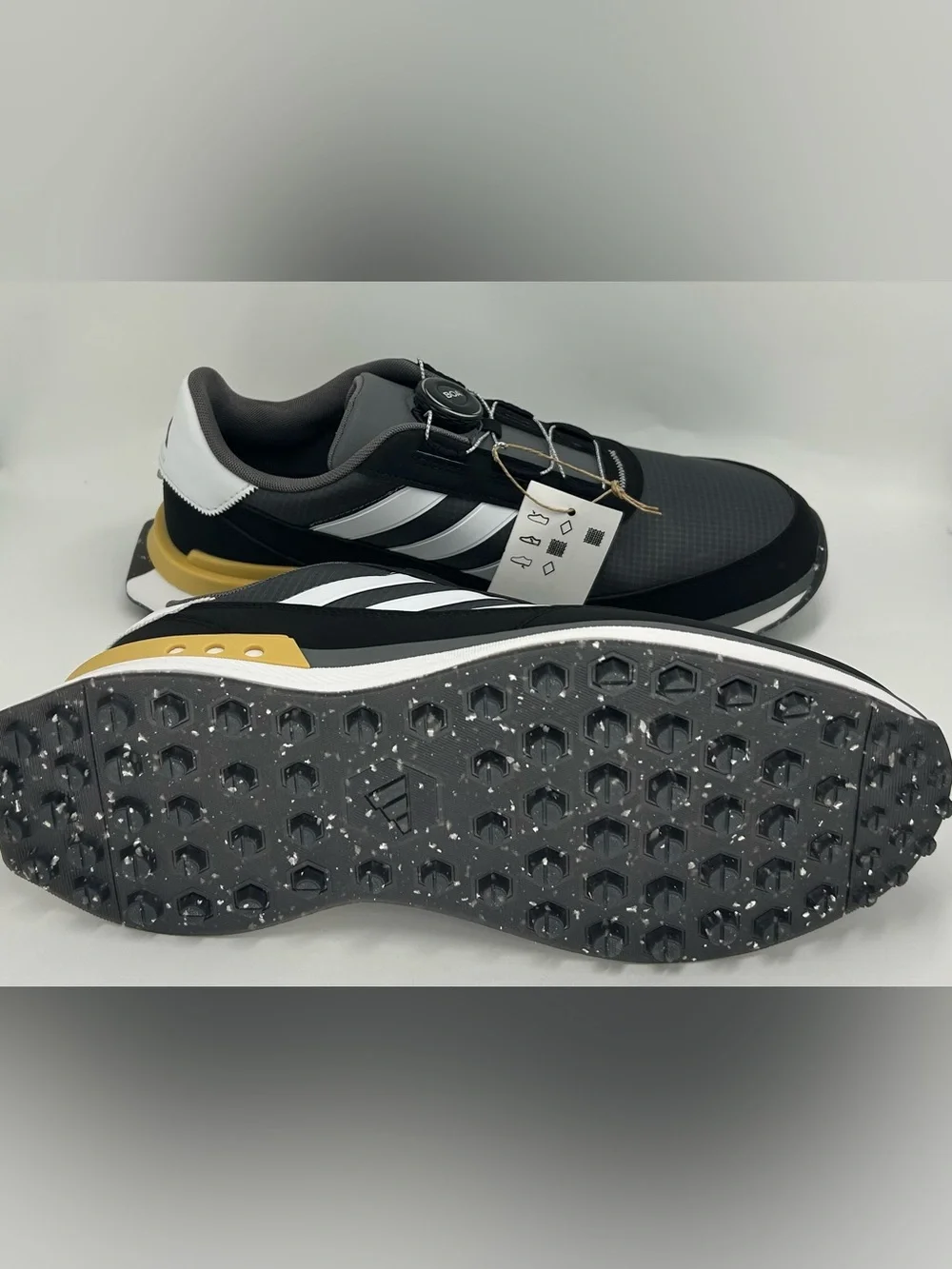 New Adidas S2G SL Boa 24 Spikeless Size 8.5 Us Men’s Golf Shoes Style ID8702